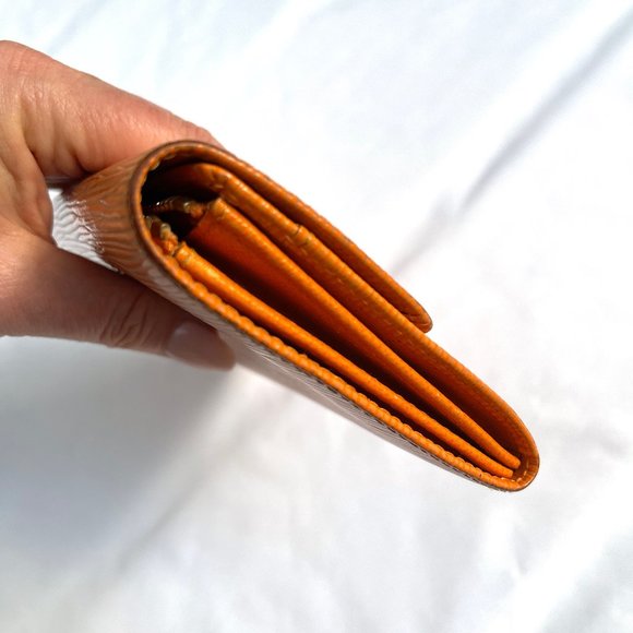 Auc Louis Vuitton Tangerine/Orange Epi Long wallet - Picture 11 of 15